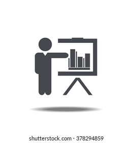 Business Training And Learning Single Icon