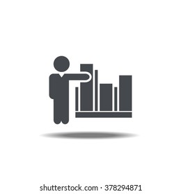 Business Training And Learning Single Icon