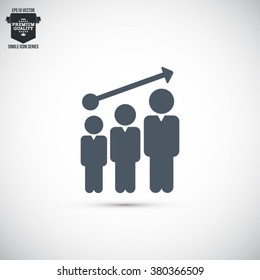 Business Training And Learning Single Icon Vector Illustration