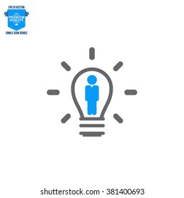 Business Training And Learning Single Icon Vector Illustration