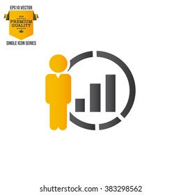 Business Training And Learning Single Icon Vector Illustration