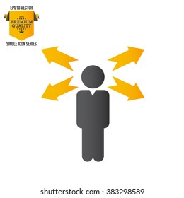 Business Training And Learning Single Icon Vector Illustration