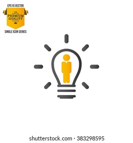 Business Training And Learning Single Icon Vector Illustration