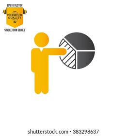 Business Training And Learning Single Icon Vector Illustration