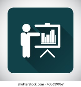 Business Training And Learning Single Icon