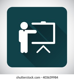 Business Training And Learning Single Icon