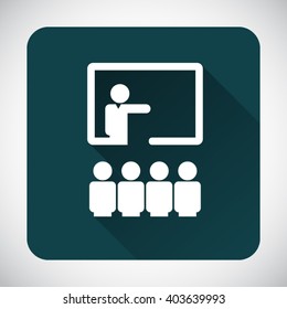 Business Training And Learning Single Icon