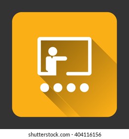 Business Training And Learning Single Icon