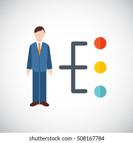 Business Training And Learning Single Icon Vector Illustration