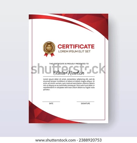 Business, Training Performance Certificate Template
