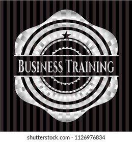 Business Training silvery emblem