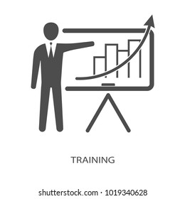 Business training vector icon