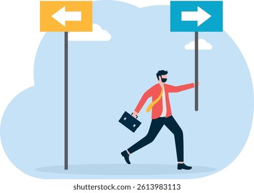 Business Transformation or Change Management transition to better innovative company improvement.

