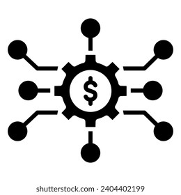 Business Transformation Icon line vector illustration