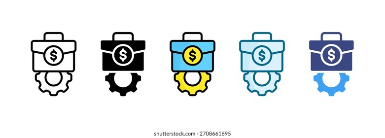 Business Transformation Icon Set Multiple Style Collection
