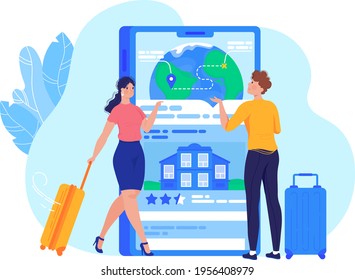 Business travel planning, executive trip, modern traveler, man with bag, lifestyle, cartoon vector illustration, isolated on white