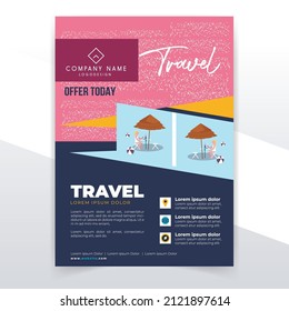 Business Travel Tourism Template Flyer Design 