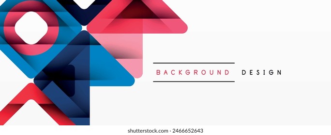 Business triangle and squares vector abstract background. Vector Illustration For Wallpaper, Banner, Background, Card, Book Illustration, landing page