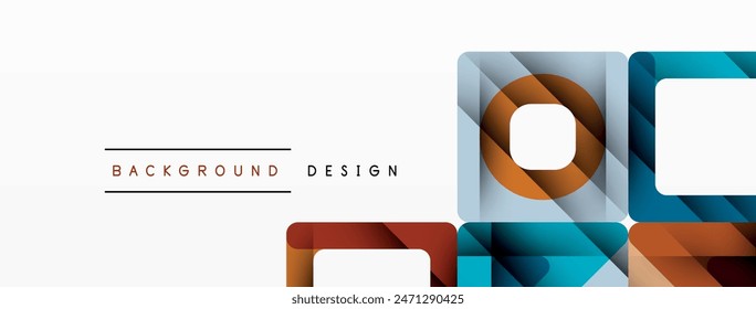 Triángulo de negocios y cuadrados de Vector de fondo abstracto. Ilustración vectorial Para Fondo de pantalla, Anuncio, Fondo, Tarjeta, Ilustración de libro, página de destino
