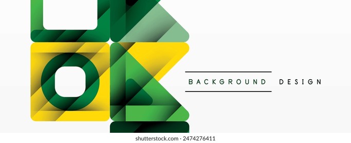 Business triangle and squares vector abstract background. Vector Illustration For Wallpaper, Banner, Background, Card, Book Illustration, landing page