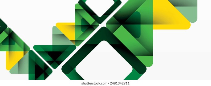 Business triangle and squares vector abstract background. Vector Illustration For Wallpaper, Banner, Background, Card, Book Illustration, landing page
