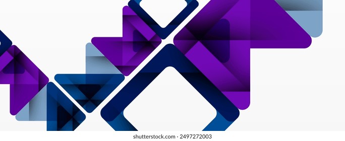 Business triangle and squares vector abstract background. Vector Illustration For Wallpaper, Banner, Background, Card, Book Illustration, landing page