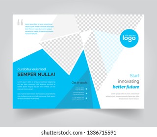 Business Tri-fold Brochure design template Design. Uniqe and easily useable