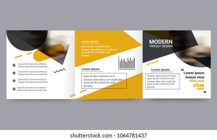 Business Trifold Brochure Template .