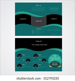 Business Trifold Brochure Template