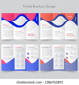 Business Trifold Brochure Template Design