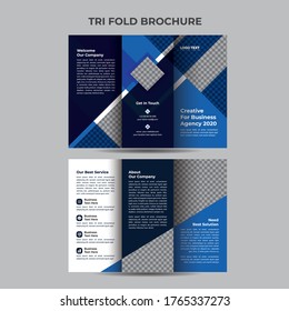 Business trifold Design Template,
Vector Design Template,