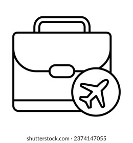 Business Trip Icon Design For Personal And Commercial Use