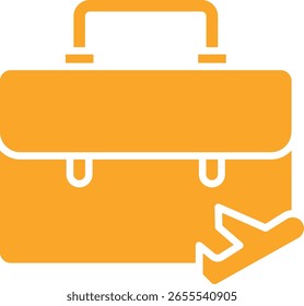 Icono de Vector de viaje de negocios. Se puede utilizar para aplicaciones de impresión, móviles y de Web.