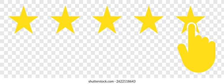 Business Trust 5 Star Review Icon, 5 star customer reviews icon, five star rating icon, customer symbol, rating badge vector.