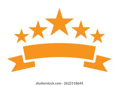Business Trust 5 Star Review Icon, 5 star customer reviews icon, five star rating icon, customer symbol, rating badge vector.