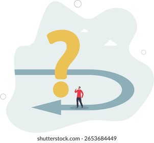 Business turning point, break event or change direction, reverse back, interest rate or financial trend change concept.human life.