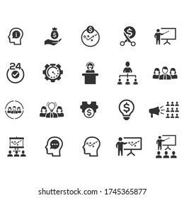 Business Ultimate Icon Set 2 - Grey Version