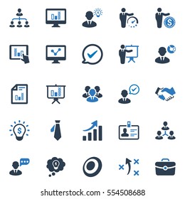 Business Ultimate Icons - Blue Series (Set 4)