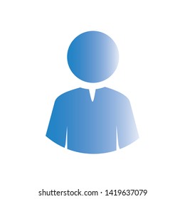 business user icon. users icon in gradation