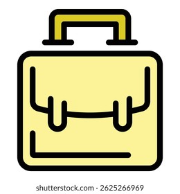 Business value icon. Outline business value vector icon for web design isolated on white background color flat