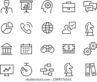 Diseño vectorial de iconos de valor empresarial