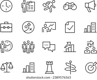 Business value icons vector design