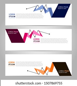 Business Vector abstract banner design template. Collection of web banner template. Abstract geometric web design banner template. can used for header, footer, layout, letterhed, landing page