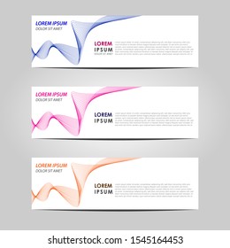 Business Vector abstract banner design template. Collection of web banner template. Abstract geometric web design banner template. can used for header, footer, layout, letterhed, landing page
