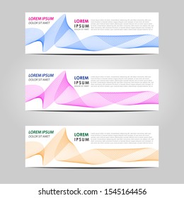 Business Vector abstract banner design template. Collection of web banner template. Abstract geometric web design banner template. can used for header, footer, layout, letterhed, landing page