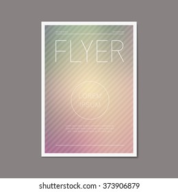 Business vector brochure flyer design template
