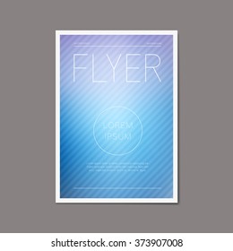 Business vector brochure flyer design template