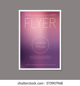 Business vector brochure flyer design template