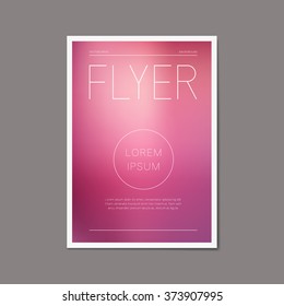 Business vector brochure flyer design template