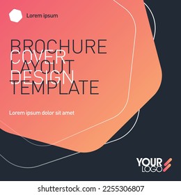 Business vector. Brochure template layout, cover design annual report, Abstract design.